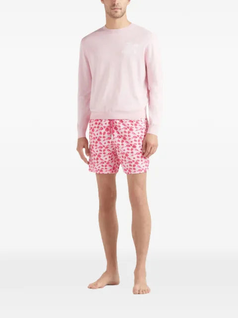 Vilebrequin jacquard turtle crew-neck sweater