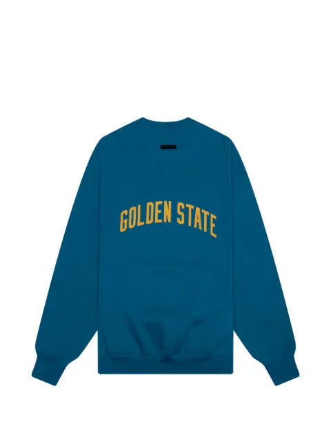 FEAR OF GOD ESSENTIALS x NBA Warriors Sport crewneck sweatshirt