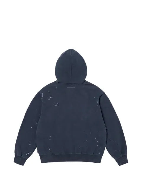 Supreme x MM& box logo paint-splatter hoodie