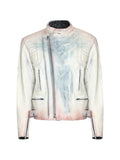LA MASKARADE zip-up leather jacket