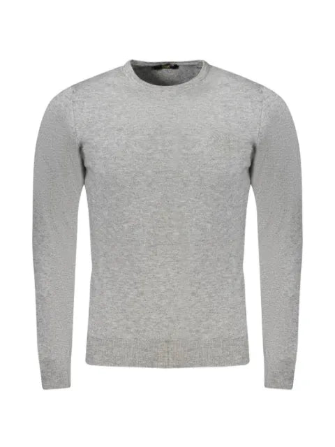 Cavalli Class crew-neck embroidered-logo sweater