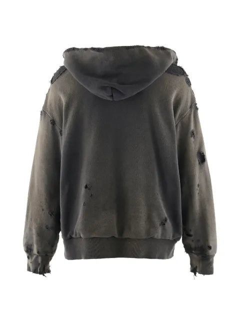 SAINT MXXXXXX distressed Double Face hoodie