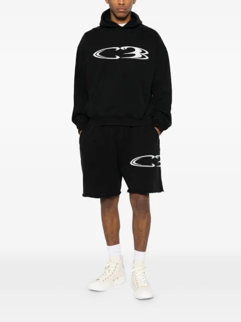 COLE BUXTON logo-print pouch-pocket hoodie