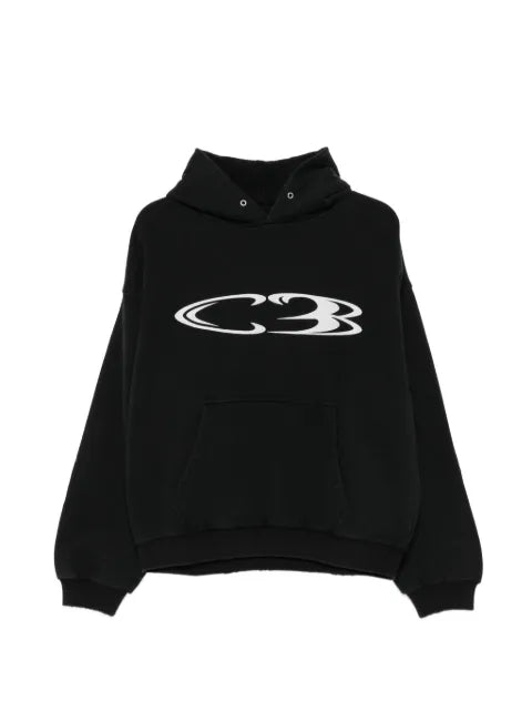COLE BUXTON logo-print pouch-pocket hoodie