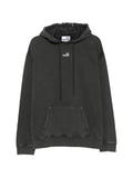 Love Moschino logo-print cotton hoodie