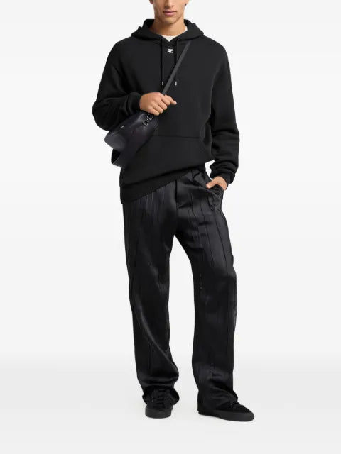 Courrèges front-logo hoodie