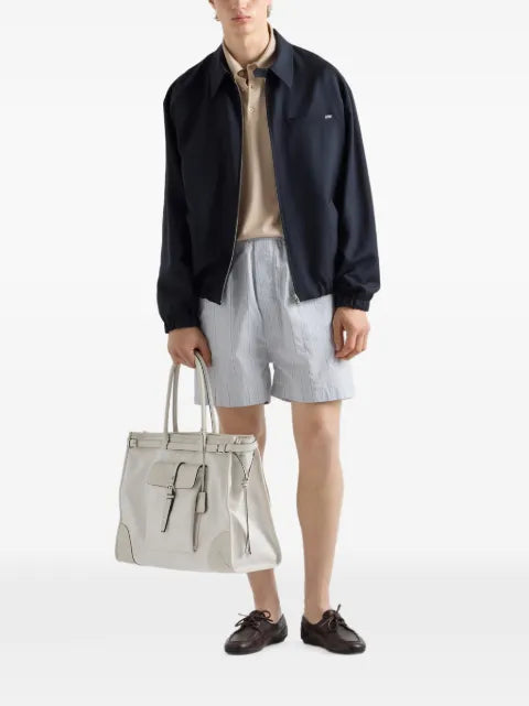 Prada mohair wool blouson jacket