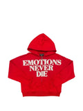 Mixed Emotion rhinestone-embellished zip-up hoodie