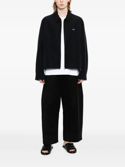 LOEWE zip-up jacket in technical cotton