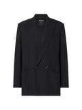 Zegna black wool and mohair jacket