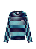 MSGM striped logo-embroidered sweater