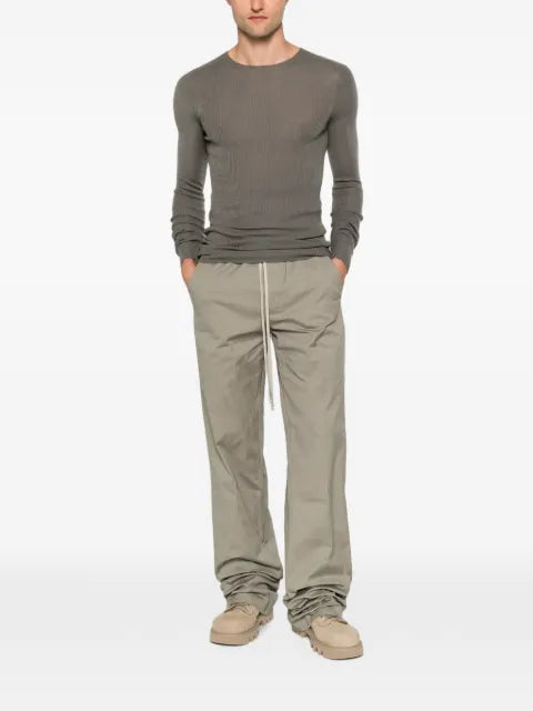 Rick Owens ribbed round-neck sweater