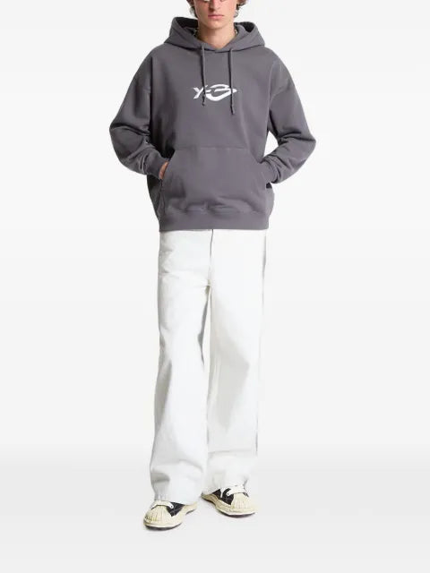 Y-3 french terry liquid logo hoodie