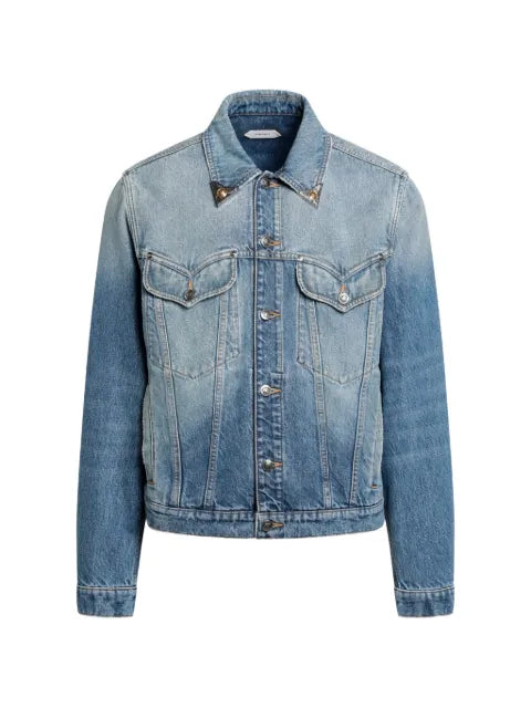 Versace faded-effect denim jacket