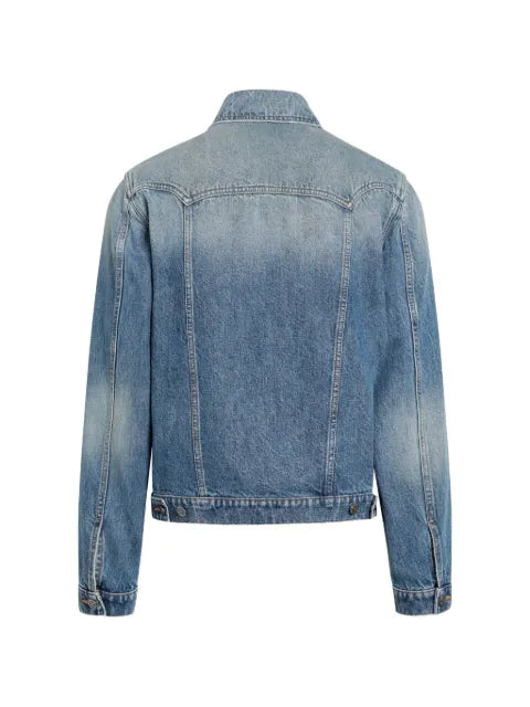 Versace faded-effect denim jacket