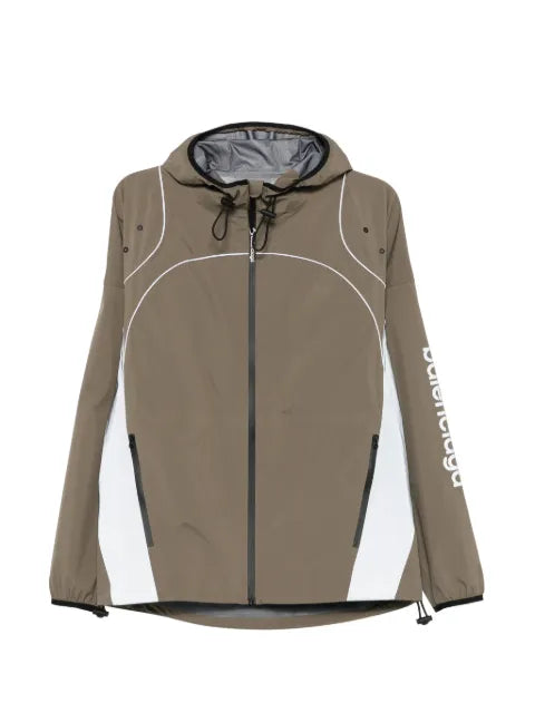 Balenciaga techwear zip-up jacket in grey