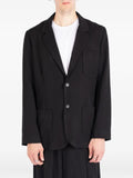 Société Anonyme Granpa notch-lapel cotton blazer