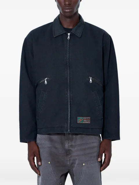 BOTT embroidered zip-fastening jacket