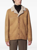 Salvatore Santoro Kali shearling-collar leather jacket