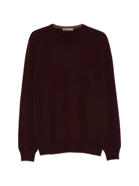 Corneliani crew neck long-sleeve sweater