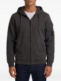 Stone Island 6100016 brushed organic-cotton fleece sweatshirt