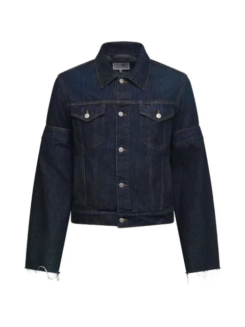 MM6 Maison Margiela flipped-sleeve denim jacket