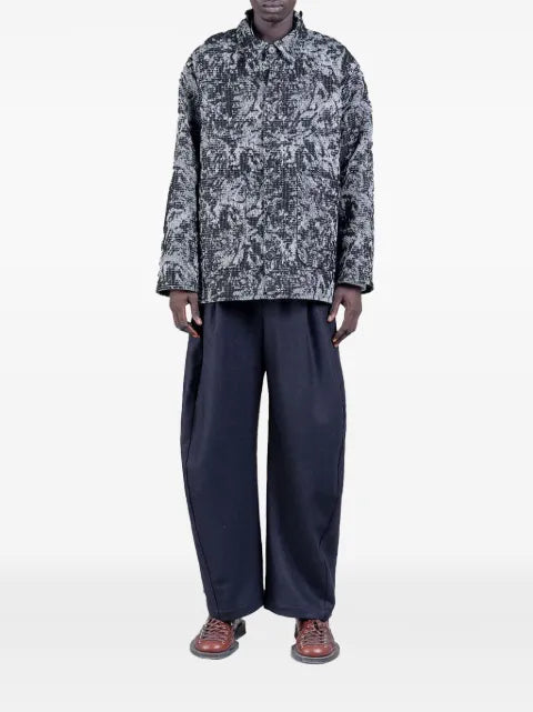 Henrik Vibskov Wheel textured-pattern jacket