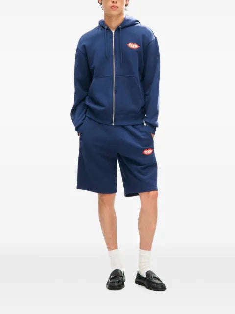 Kenzo Loves embroidered zip-up hoodie