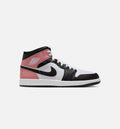 Air Jordan 1 Mid - Men's Lifestyle Sneaker (White/Rust Pink/Black)