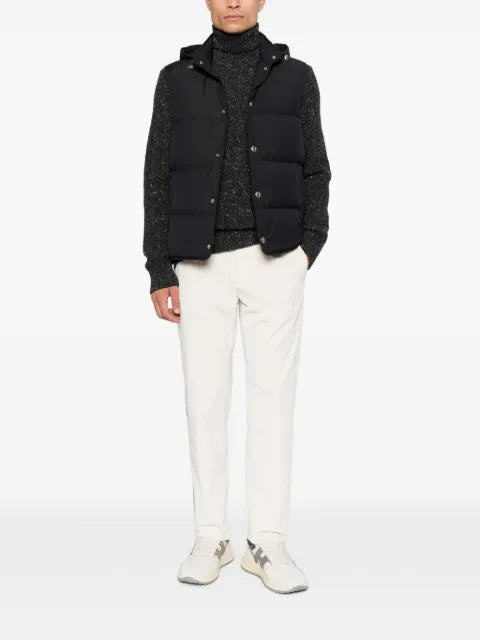 Eleventy hooded quilted gilet