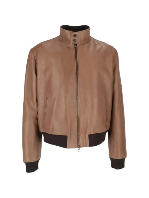 Stewart Jeff zip-up leather jacket