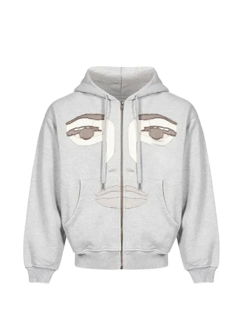 KidSuper face-patchwork hoodie