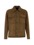 Santoro suede shirt jacket