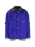 LOEWE logo-patch contrast-trim jacket