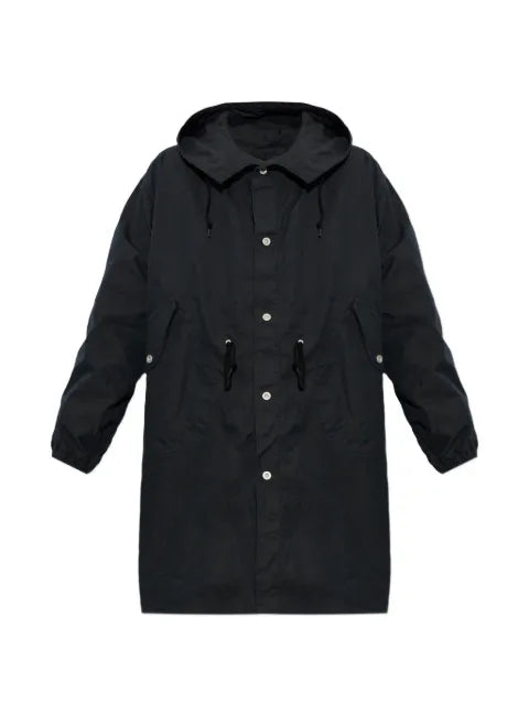Comme des Garçons Homme Plus drawstring hooded parka