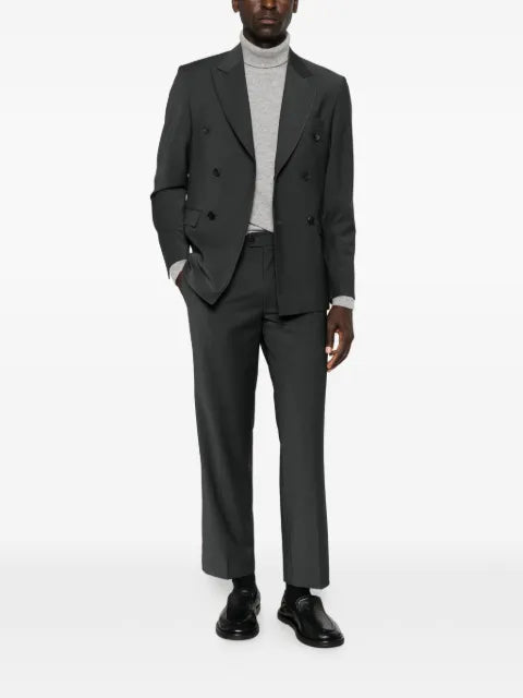 AMARANTO  double-breasted peak-lapels blazer
