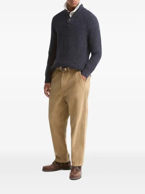 Barbour Essentials fleck-pattern sweater