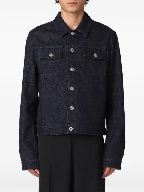 Lanvin graphic-print denim jacket