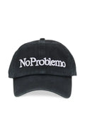NO PROBLEMO logo-embroidered baseball cap