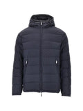 Emporio Armani logo-print hooded padded jacket