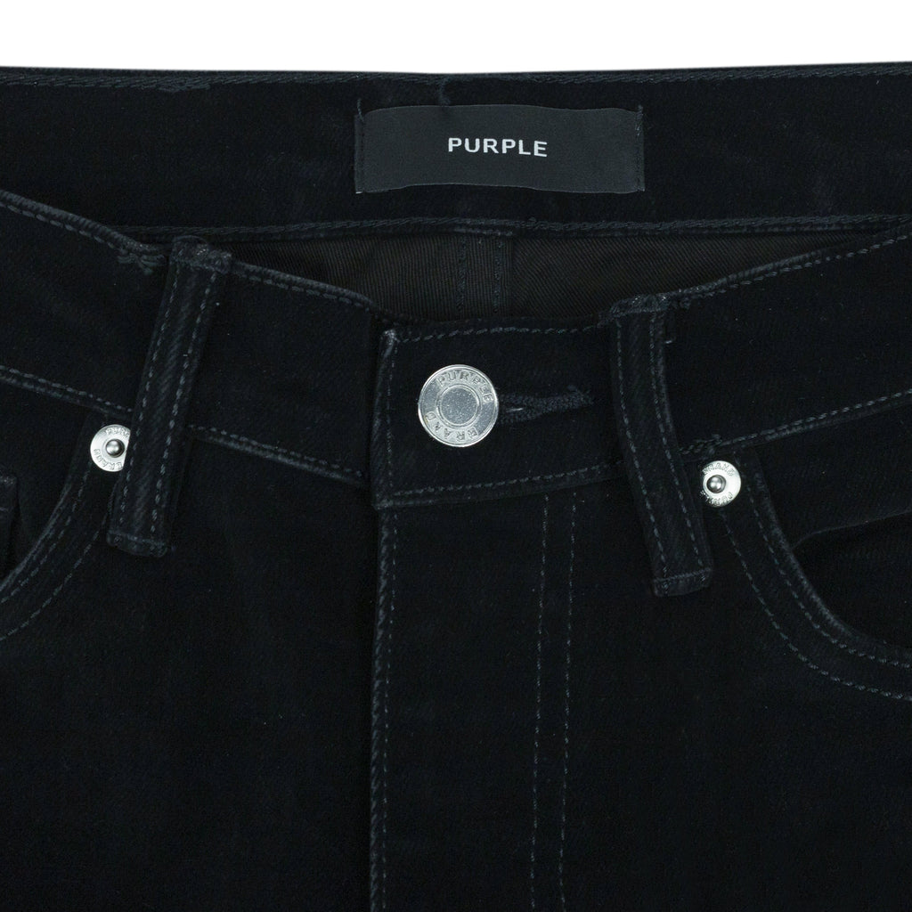 BLACK SKINNY FLOCK DIPPED