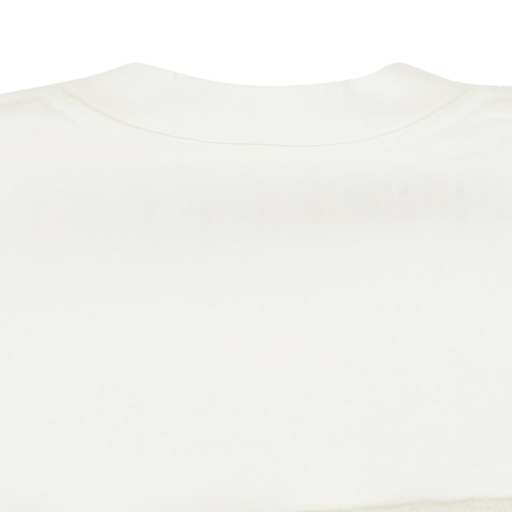 Cream Drop Needle Crewneck