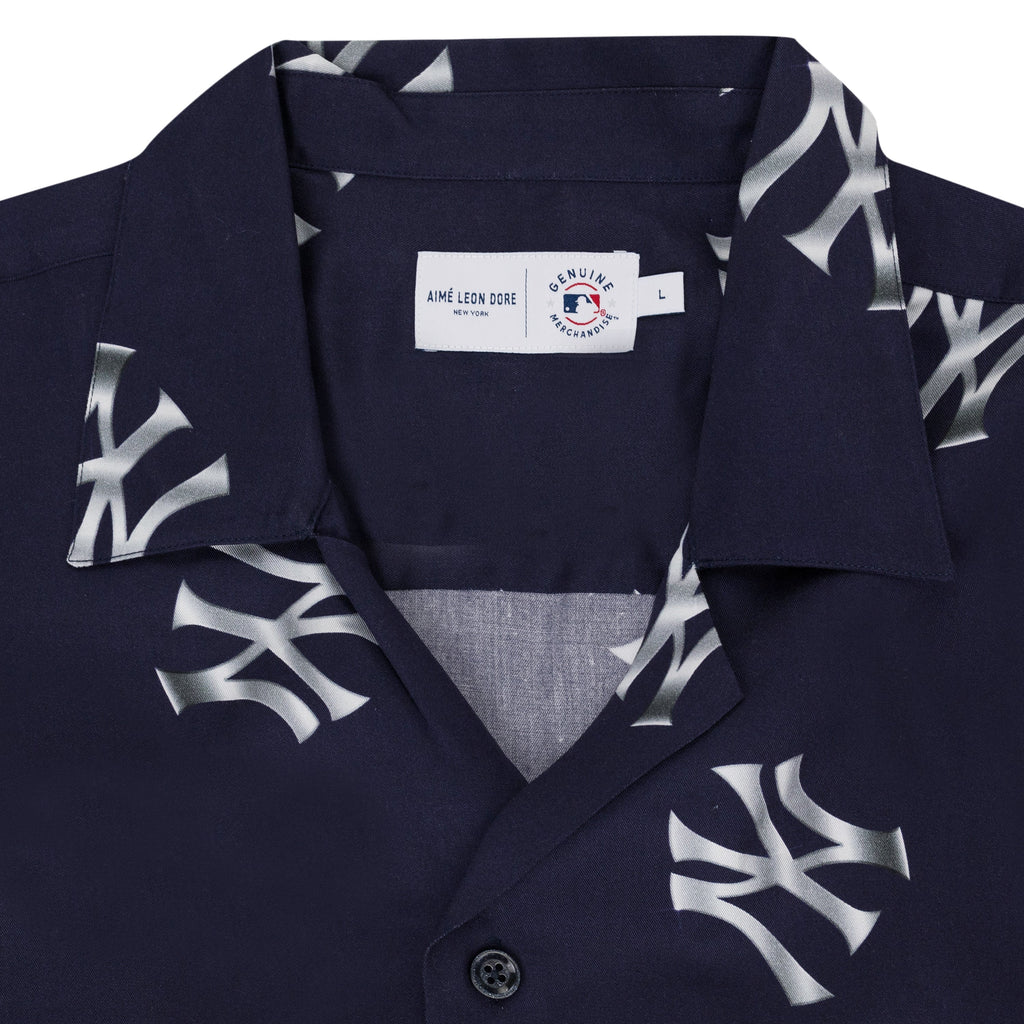 Blue New York Yankees Leisure Shirt