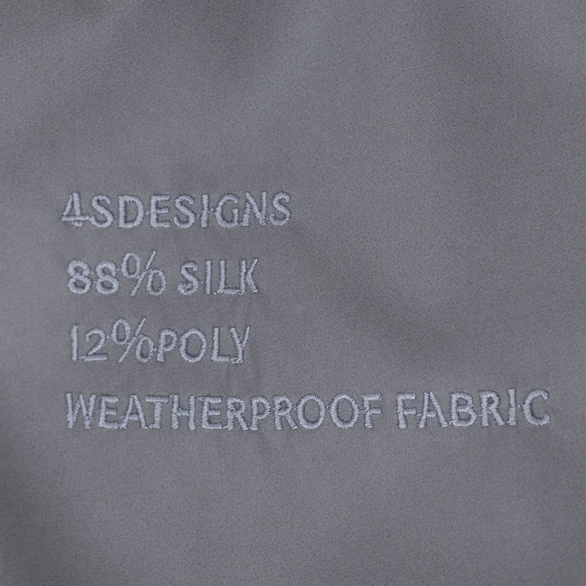 Grey Water-Proof Woven Raglan Top