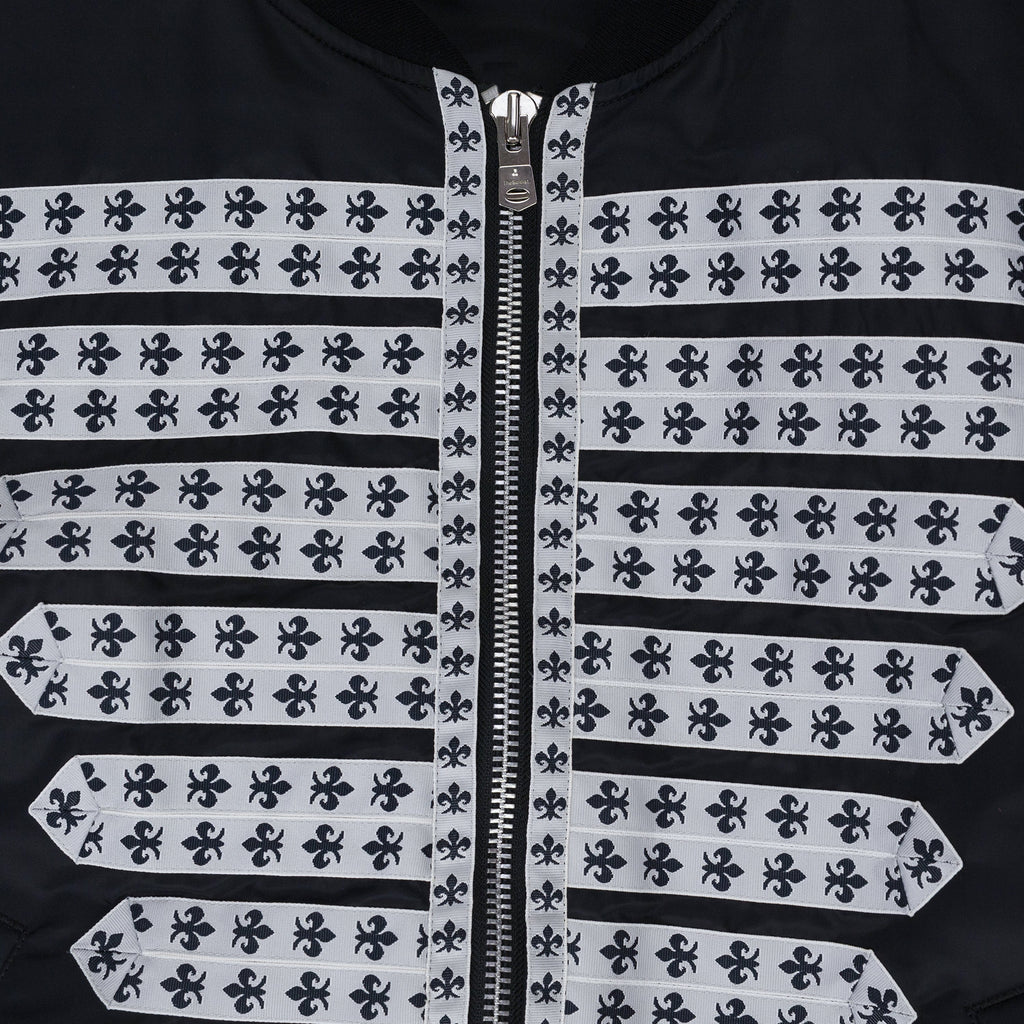 Black Huge Brit Bomber Jacket