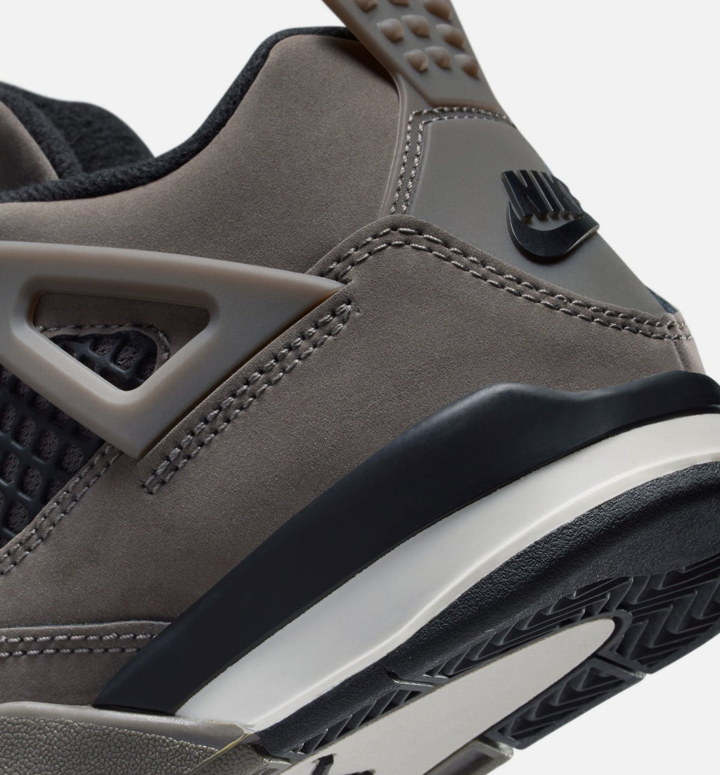 Air Jordan 4 Retro “Cave Stone and Black” Preschool Lifestyle Shoes (PS)