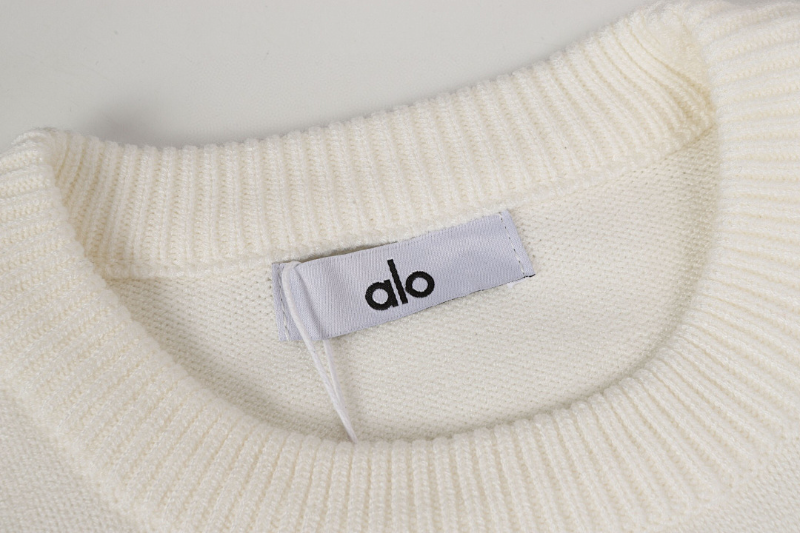 ALOC2 New autumn and winter men's and women's trendy brand new sweater jacquard letter clothing
