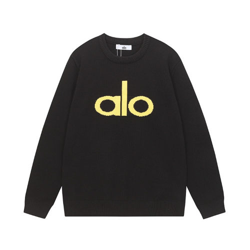 ALOC2 New autumn and winter men's and women's trendy brand new sweater jacquard letter clothing