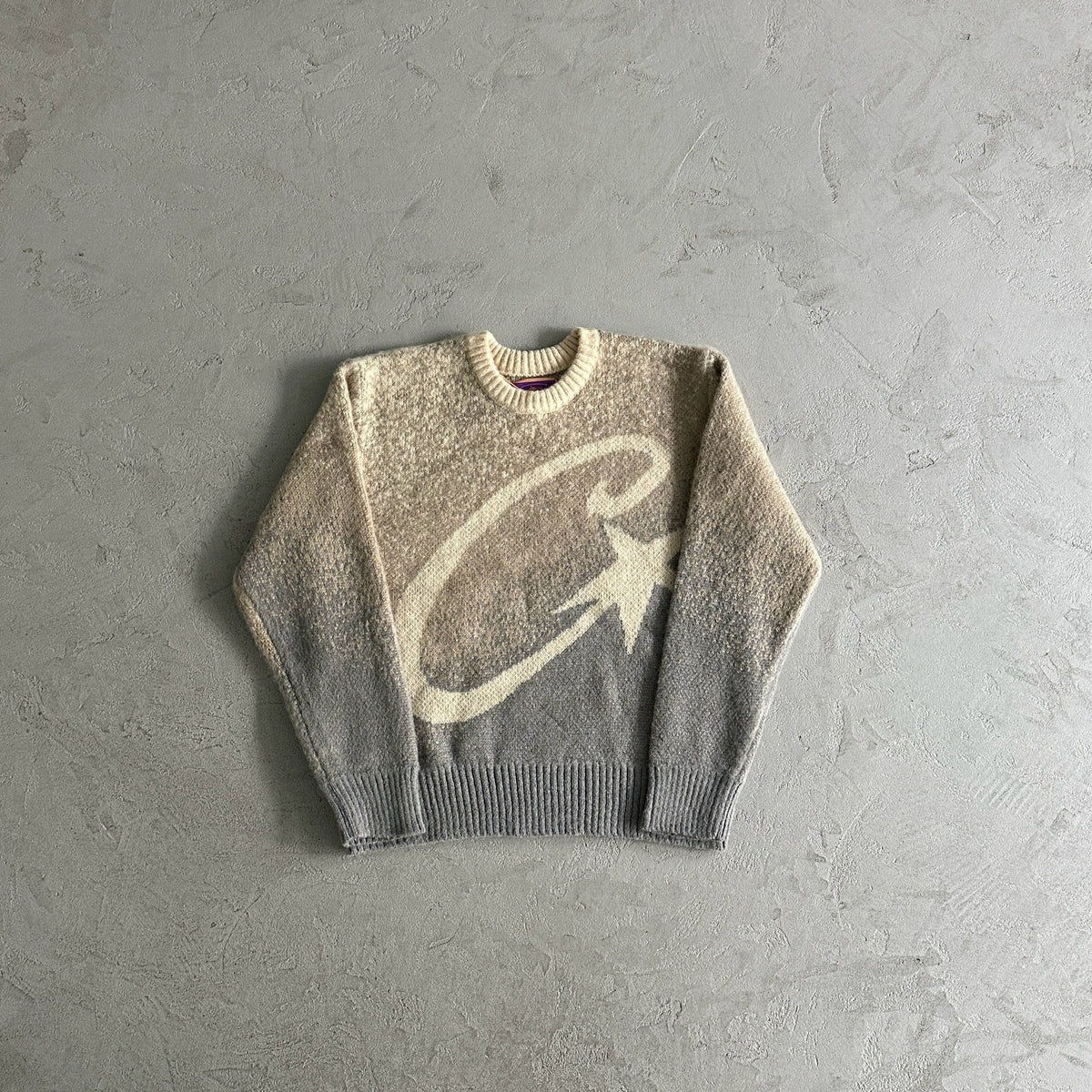 Corteiz Mohair Beige/Grau