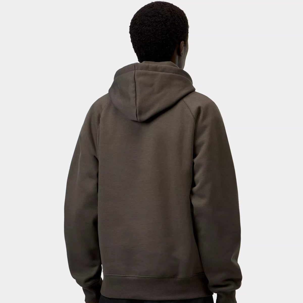 Carhartt WIP Hooded Chase Sweat: Shungite / Gold